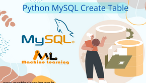 Python MySQL Create Table