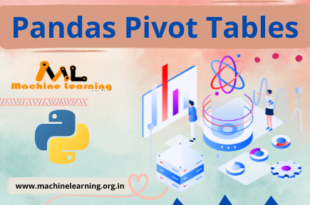 Pivot Tables - Data Science Tutorials