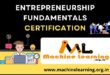 Entrepreneurship Fundamentals Certification